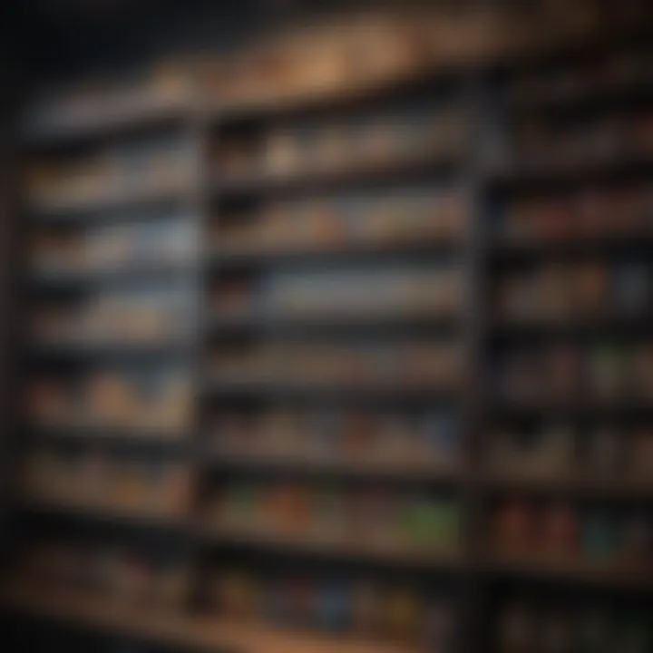 A vibrant collection of amiibo figures displayed on a shelf