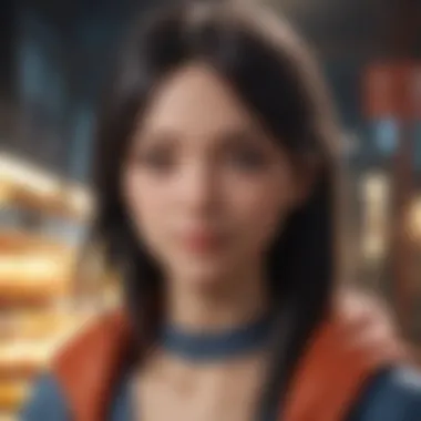 Personalized Avatar Creations Character customization in an anime game