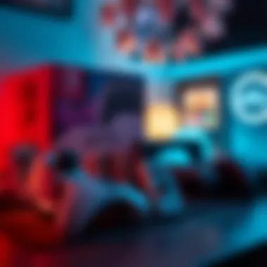 Modern Gaming Anniversary Set Modern gaming anniversary set displayed in a stylish arrangement