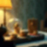 Vintage Anniversary Set Design Artistic representation of a vintage anniversary set