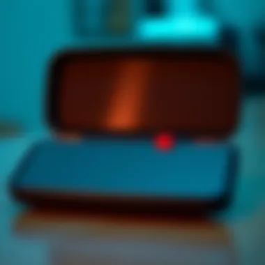 Sleek and stylish Nintendo Switch case showcasing its design