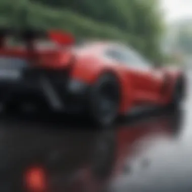 Engaging User Experience in Racing User interface displaying engaging gameplay mechanics