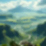 Exploring the Vastness of Hyrule An expansive view of Hyrule, showcasing its diverse landscapes and rich environment