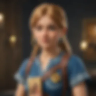 Showcasing the Variety of Amiibo Cards A collection of Breath of the Wild Amiibo cards showcasing various characters