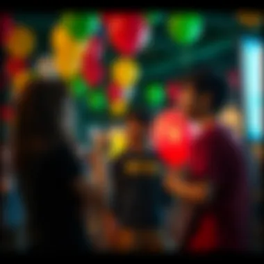 Social Interaction in Bust the Balloon Game Social interaction during the Bust the Balloon game