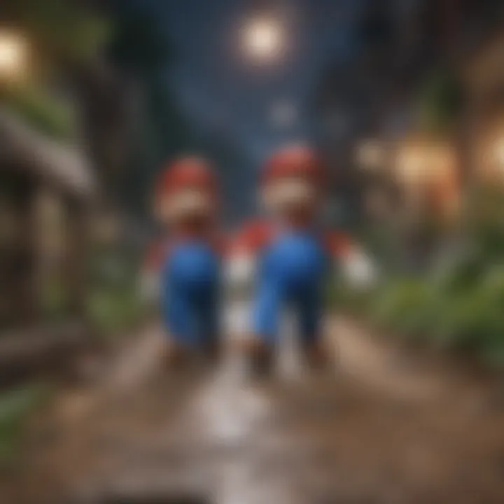 Captivating adventure scene from Mario and Luigi Dream Team