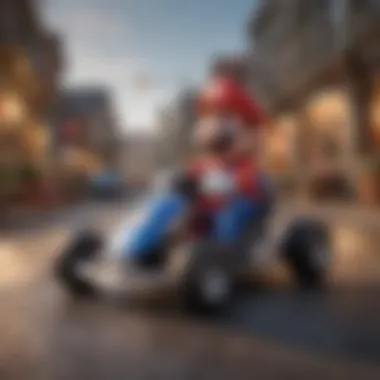 Captivating gameplay of Mario Kart on Wii