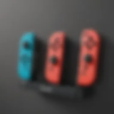 Multiple types of Joy-Con charging docks displayed together