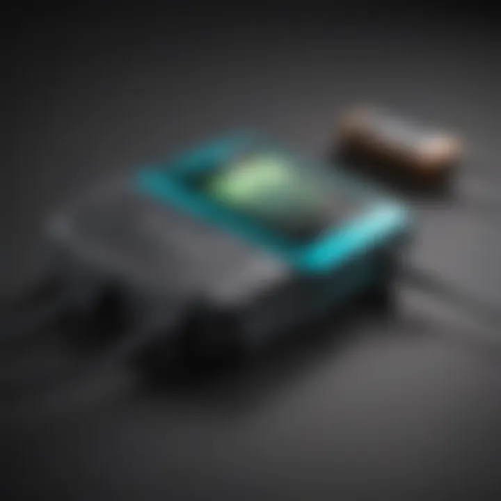 Illustration showing the evolution of charging technology