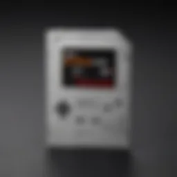 High-speed SD card inserted into a Nintendo Wii console