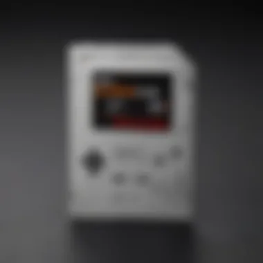 High-speed SD Card for Enhanced Performance High-speed SD card inserted into a Nintendo Wii console
