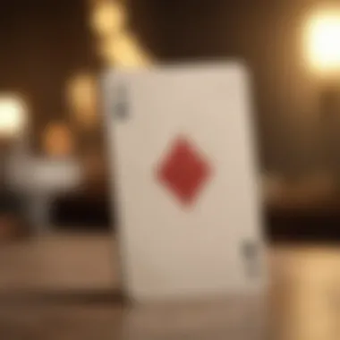 Elegant Solitaire Card Design