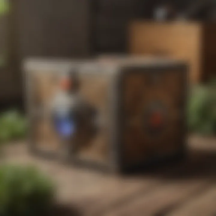 Detailed look at box design and artwork