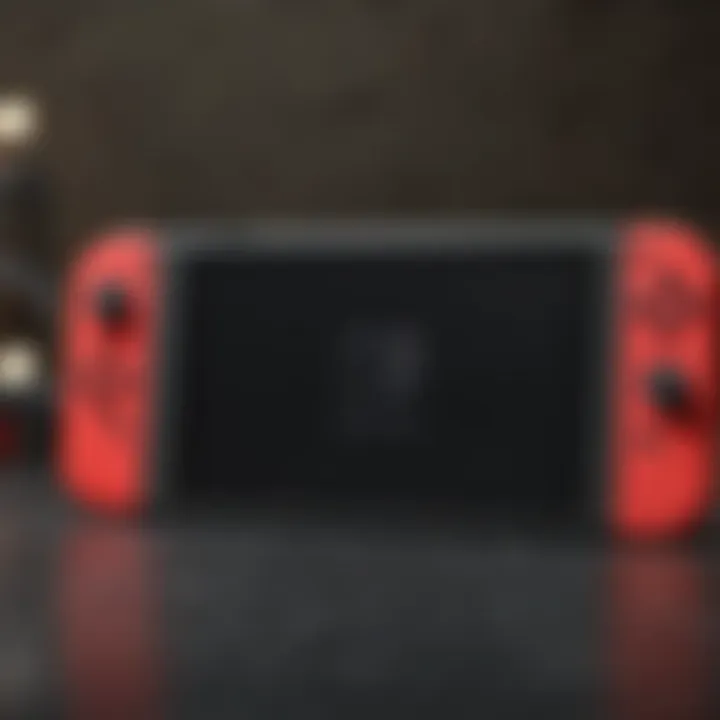 Detailed view of the technical specifications of the Nintendo Switch.