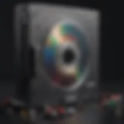 Wii disc reader showcasing intricate components