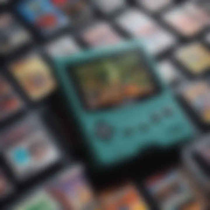 A montage of classic Game Boy Advance SP game covers.
