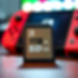 Close-up view of a 1TB Nintendo Switch SD card showcasing its design and specifications