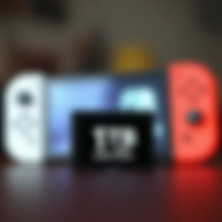 Illustration depicting the compatibility of a 1TB SD card with the Nintendo Switch console