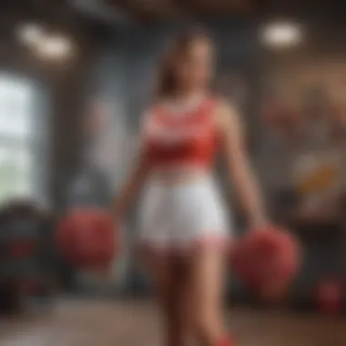 Cheerleader Kits: Embracing Diversity in Gaming Diverse gaming enthusiasts engaged with cheerleader kits in a vibrant setting