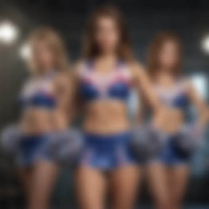 Evolution timeline of cheerleader kits within the gaming culture