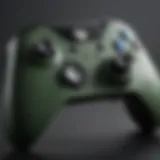 Custom Xbox Elite Controller Series 2 showcasing unique faceplate design