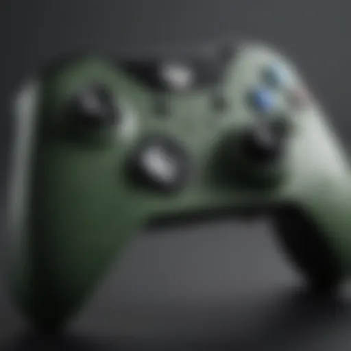 Custom Xbox Elite Controller Series 2 showcasing unique faceplate design