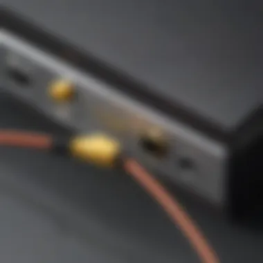 Cutting-edge wired TV internet connector