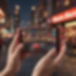 Digital Mario Odyssey on Portable Device