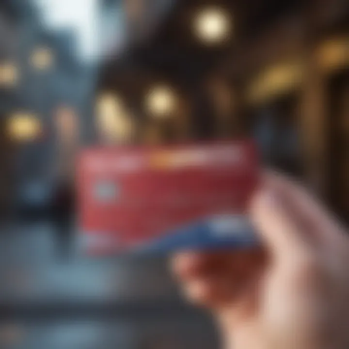 Visual representation of a credit card and digital code
