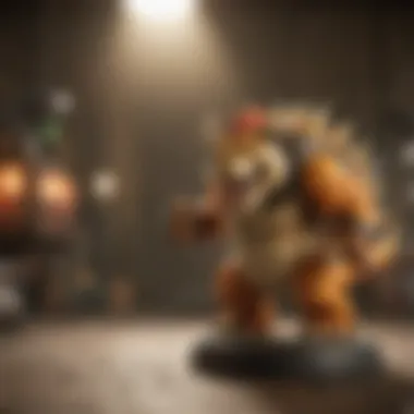 Bowser amiibo in dynamic gameplay