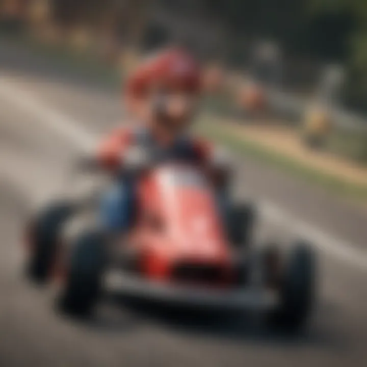 Dynamic Racing Action in Mario Kart