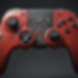 Illustration showcasing the intricate technology behind rumble feedback in Nintendo Switch controllers