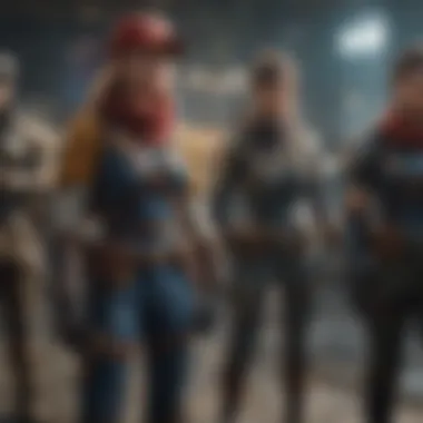 Join the Multiplayer Experience A group of characters from a popular multiplayer game