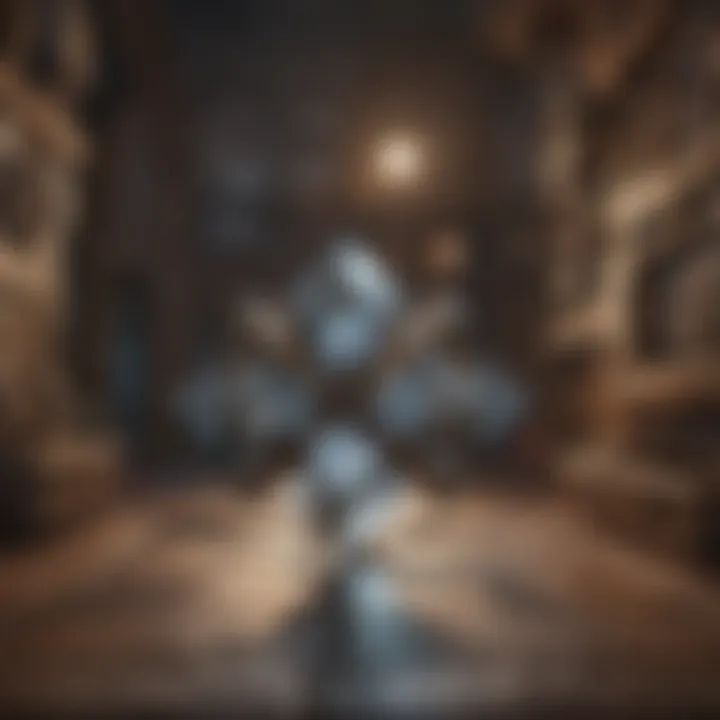 A captivating puzzle game scene with intricate designs