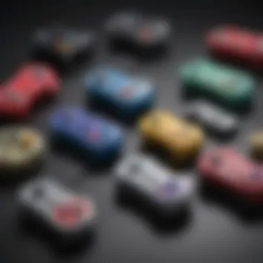 Variety of GameCube Controllers Showcasing a variety of GameCube controllers for Switch