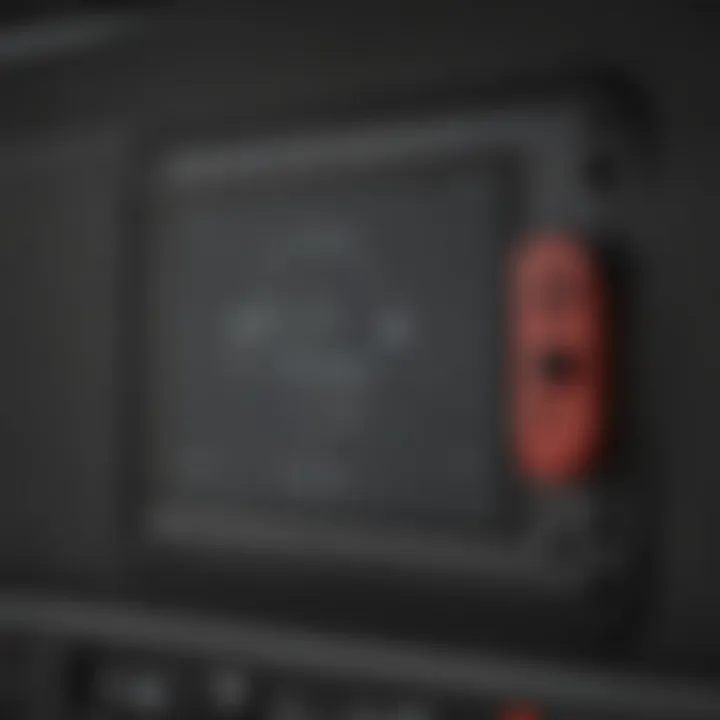 Dashboard interface displaying storage management options on a Nintendo Switch