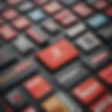 Visual representation of different types of storage cards compatible with Nintendo Switch