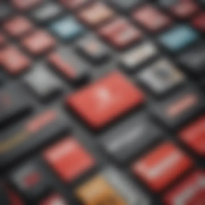 Visual representation of different types of storage cards compatible with Nintendo Switch