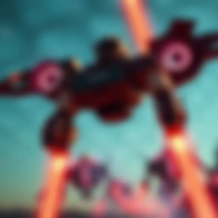 Stunning visual effects of an alternative game