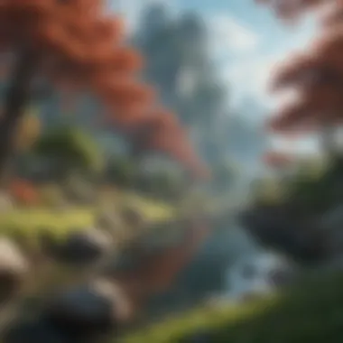 Mystical Anime Landscape Mystical Anime Landscape