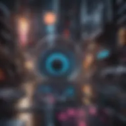 Abstract and Futuristic Music Game Artwork