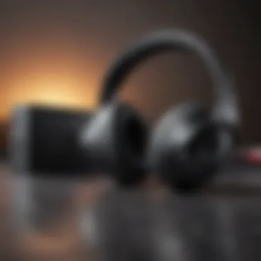Enhanced Audio Experience Gaming console with wireless headphones