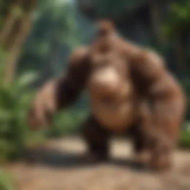 The Evolution of Donkey Kong: A Character's Journey Conceptual art of Donkey Kong character evolution