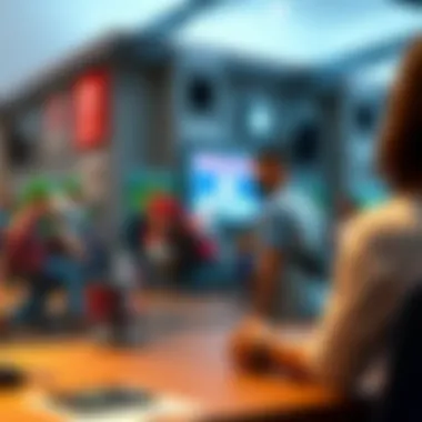 A vibrant digital community forum dedicated to Nintendo enthusiasts engaging in discussions.