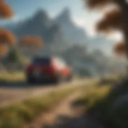 A breathtaking landscape from a popular action-adventure game.