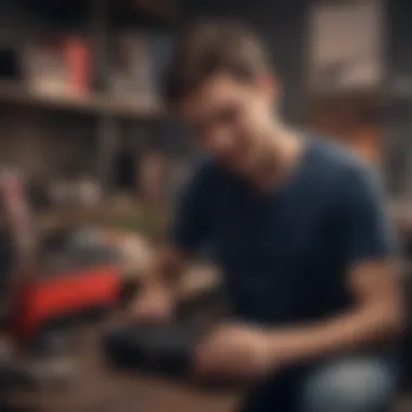 Enhance Your Gaming Experience with Extra Storage A gamer enjoying a Nintendo Switch with ample storage space
