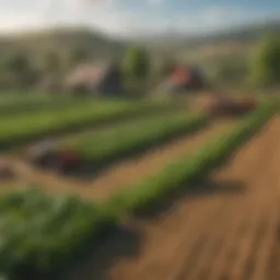 Lush Farming Landscape