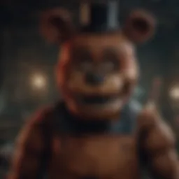 A captivating scene from Five Nights at Freddy's showcasing a tense moment.