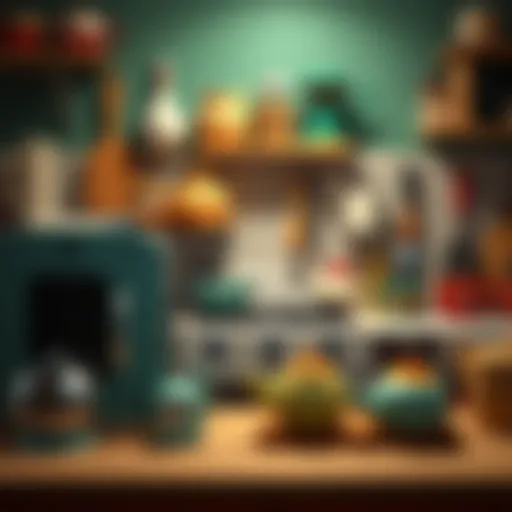 Charming Kitchen Setup Charming kitchen setup featuring various kitchen tools