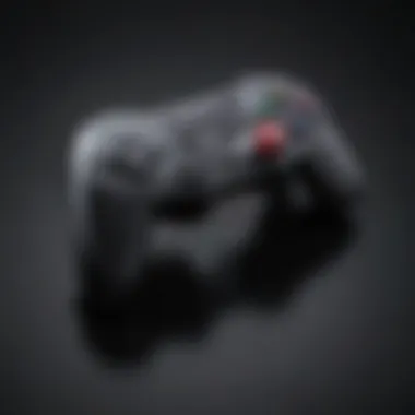 Diagram showcasing the technical specifications of Game Cube controller